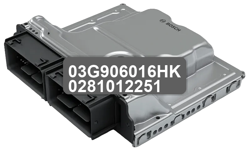 ECU Sterownik 03G906016HK 0281012251