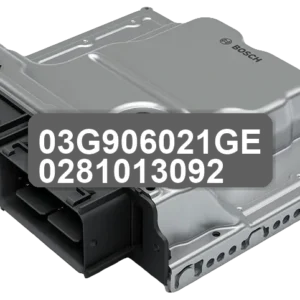ECU Sterownik 03G906021GE 0281013092