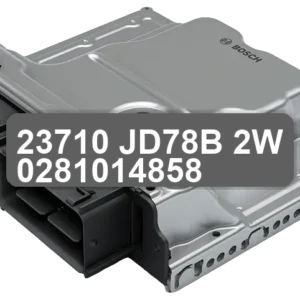 ECU Sterownik 23710 JD78B 2W 0281014858