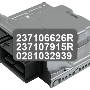 ECU Sterownik 237106626R 237107915R 0281032939