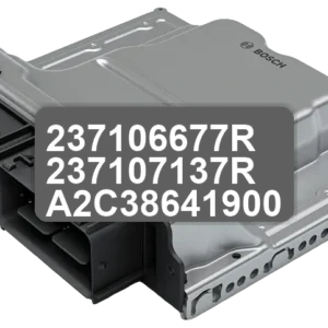 ECU Sterownik 237106677R 237107137R A2C38641900
