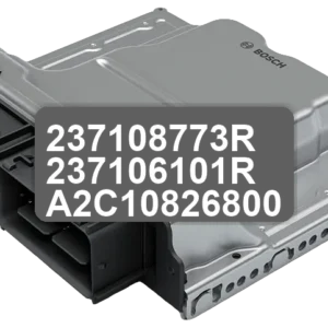 ECU Sterownik 237108773R 237106101R A2C10826800