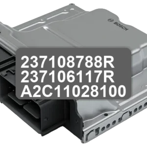 ECU Sterownik 237108788R 237106117R A2C11028100
