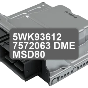 ECU Sterownik 5WK93612 7572063 DME MSD80