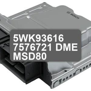 ECU Sterownik 5WK93616 7576721 DME MSD80