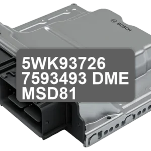 ECU Sterownik 5WK93726 7593493 DME MSD81