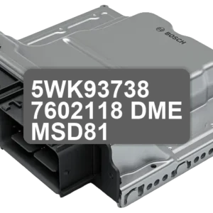 ECU Sterownik 5WK93738 7602118 DME MSD81