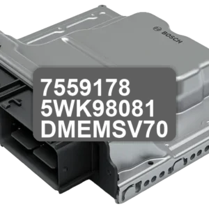 ECU Sterownik 7559178 5WK98081 DMEMSV70