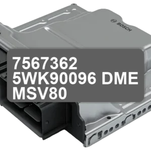 ECU Sterownik 7567362 5WK90096 DME MSV80