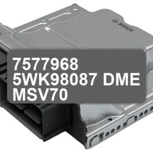 ECU Sterownik 7577968 5WK98087 DME MSV70