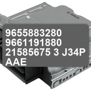 ECU Sterownik 9655883280 9661191880 21585675-3 J34P-AAE