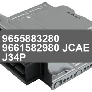 ECU Sterownik 9655883280 9661582980 JCAE J34P