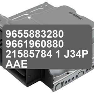 ECU Sterownik 9655883280 9661960880 21585784-1 J34P-AAE