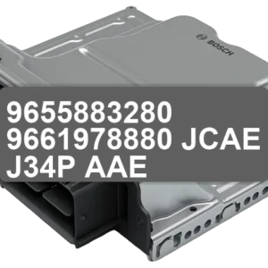 ECU Sterownik 9655883280 9661978880 JCAE J34P-AAE