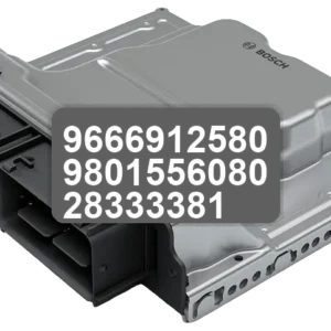 ECU Sterownik 9666912580 9801556080 28333381