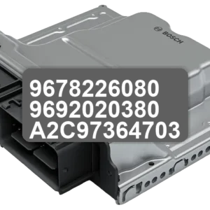 ECU Sterownik 9678226080 9692020380 A2C97364703