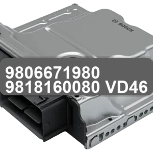 ECU Sterownik 9806671980 9818160080 VD46