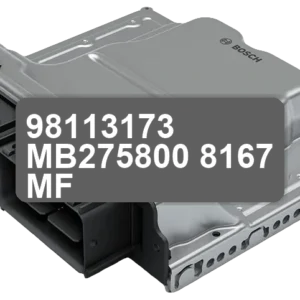 ECU Sterownik 98113173 MB275800-8167 MF