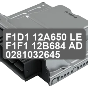 ECU Sterownik F1D1-12A650-LE F1F1-12B684-AD 0281032645