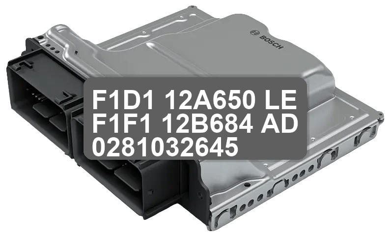 ECU Sterownik F1D1-12A650-LE F1F1-12B684-AD 0281032645