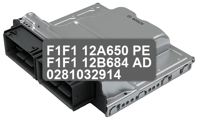 ECU Sterownik F1F1-12A650-PE F1F1-12B684-AD 0281032914