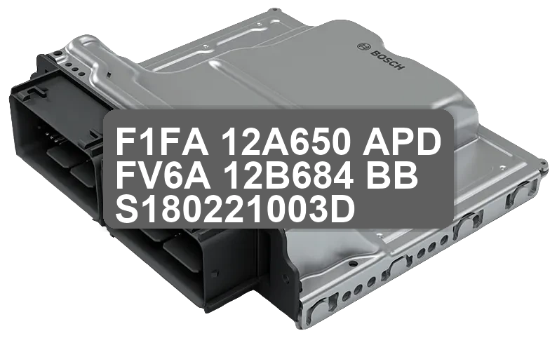 ECU Sterownik F1FA-12A650-APD FV6A-12B684-BB S180221003D