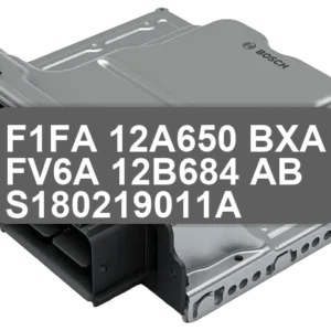 ECU Sterownik F1FA-12A650-BXA FV6A-12B684-AB S180219011A