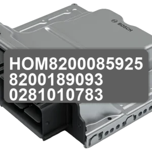 ECU Sterownik HOM8200085925 8200189093 0281010783