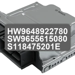ECU Sterownik HW9648922780 SW9655615080 S118475201E