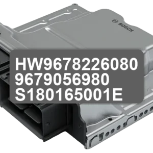 ECU Sterownik HW9678226080 9679056980 S180165001E