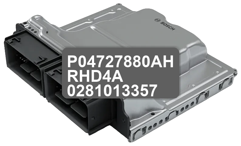 ECU Sterownik P04727880AH RHD4A 0281013357