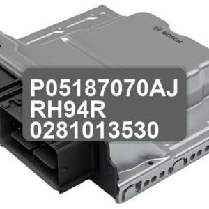 ECU Sterownik P05187070AJ RH94R 0281013530