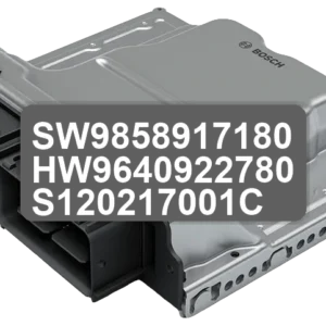 ECU Sterownik SW9858917180 HW9640922780 S120217001C