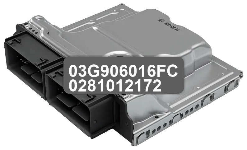 ECU Sterownik 03G906016FC 0281012172