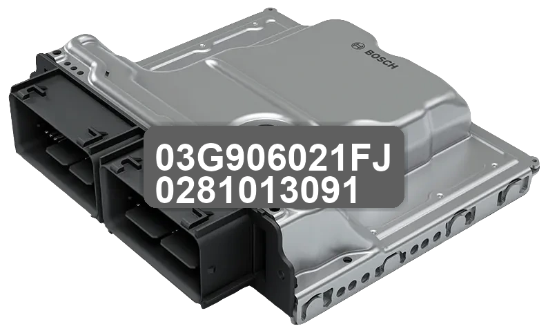 ECU Sterownik 03G906021FJ 0281013091