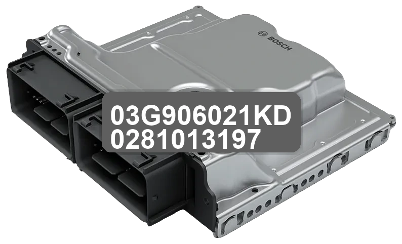 ECU Sterownik 03G906021KD 0281013197