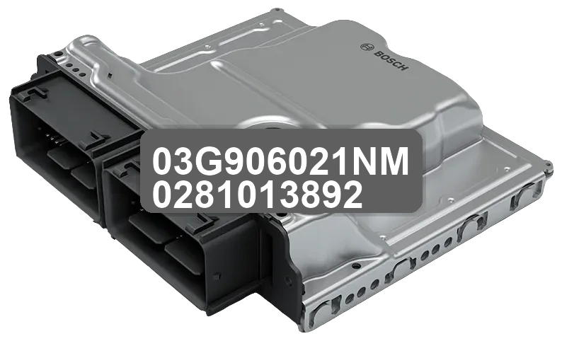 ECU Sterownik 03G906021NM 0281013892