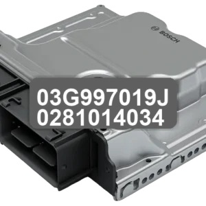 ECU Sterownik 03G997019J 0281014034