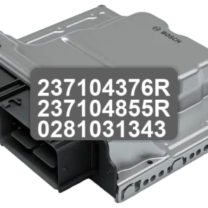 ECU Sterownik 237104376R 237104855R 0281031343