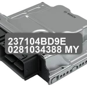 ECU Sterownik 237104BD9E 0281034388 MY