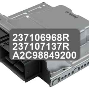 ECU Sterownik 237106968R 237107137R A2C98849200