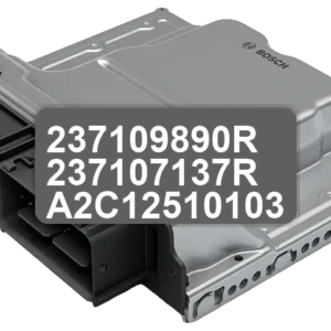 ECU Sterownik 237109890R 237107137R A2C12510103