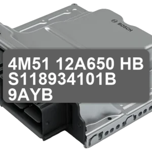 ECU Sterownik 4M51-12A650-HB S118934101B 9AYB
