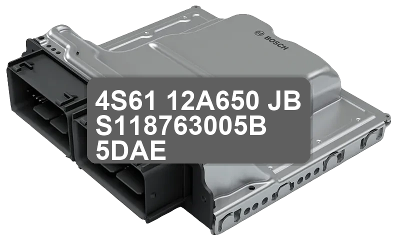 ECU Sterownik 4S61-12A650-JB S118763005B 5DAE