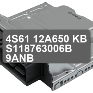 ECU Sterownik 4S61-12A650-KB S118763006B 9ANB