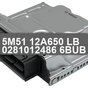 ECU Sterownik 5M51-12A650-LB 0281012486 6BUB