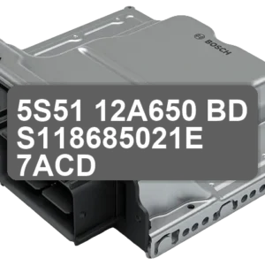 ECU Sterownik 5S51-12A650-BD S118685021E 7ACD