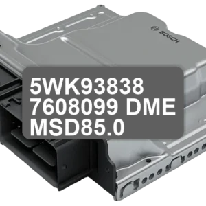 ECU Sterownik 5WK93838 7608099 DME MSD85.0