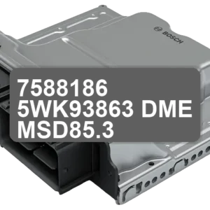 ECU Sterownik 7588186 5WK93863 DME MSD85.3