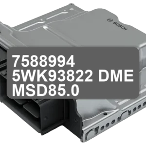 ECU Sterownik 7588994 5WK93822 DME MSD85.0